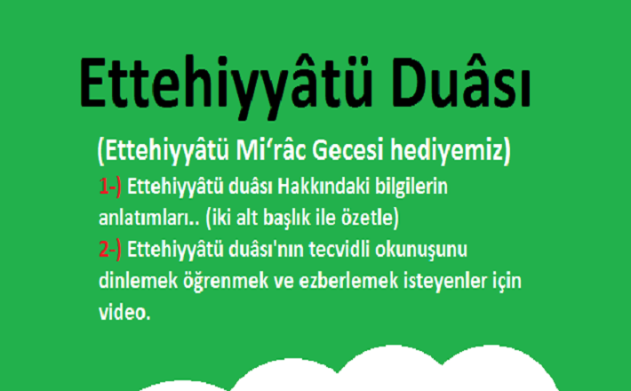 Ettehiyyatü-1
